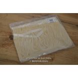 *3X 1 METRE OSTRICH FEATHER TRIMMING FRINGE RIBBON CLOTH DECOR 12 -15CM [LQD215]