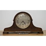 *WALNUT GARRARD NAPOLEON QUARTER CHIME WESTMINSTER MANTEL CLOCK [LQD215]