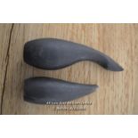 *WATER BUFFALO HORN PRE FASHIONED LONG BOW NOCKS [LQD215]