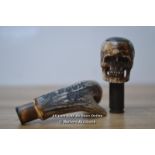 *TRENCH ART/SHED ART PIPE TAMPERS, 1 BOVINE SKULL 1 DEER [LQD215]