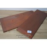 *WRITING SLOPE RESTORATION - LARGE MAHOGANY VENEERED BOARDS - FOR RESTORATION [LQD215]