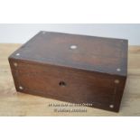 *MAHOGANY INSTRUMENT/COLLECTORS BOX SUPERBLY MADE FINGER JOINTS [LQD215]