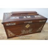 *VICTORIAN INLAID TEA CADDY [LQD215]