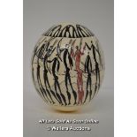 *DECORATED OSTRICH EGG [LQD215]