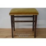 *KING GEORGE V ORIGINAL 1911 CORONATION STOOL / 43 X 44 X 28CM [LQD215]