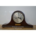 *1930 MAHOGANY CASED CHIMING MANTLE CLOCK [LQD215]