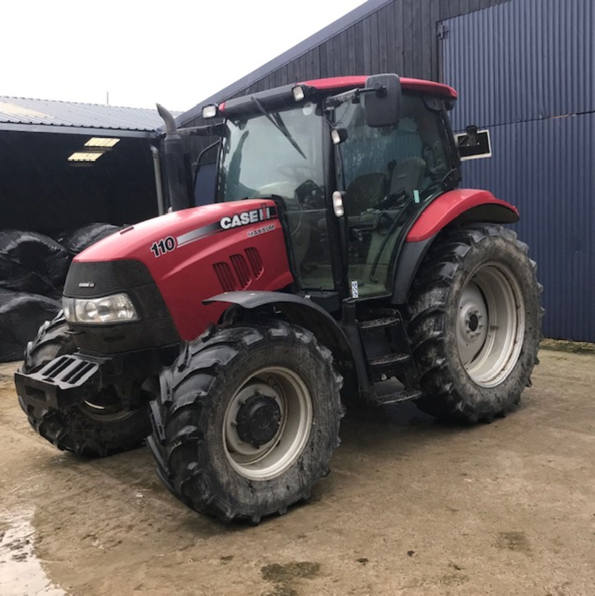 CASE MAXXUM 110 4WD TRACTOR. REG NO DX62