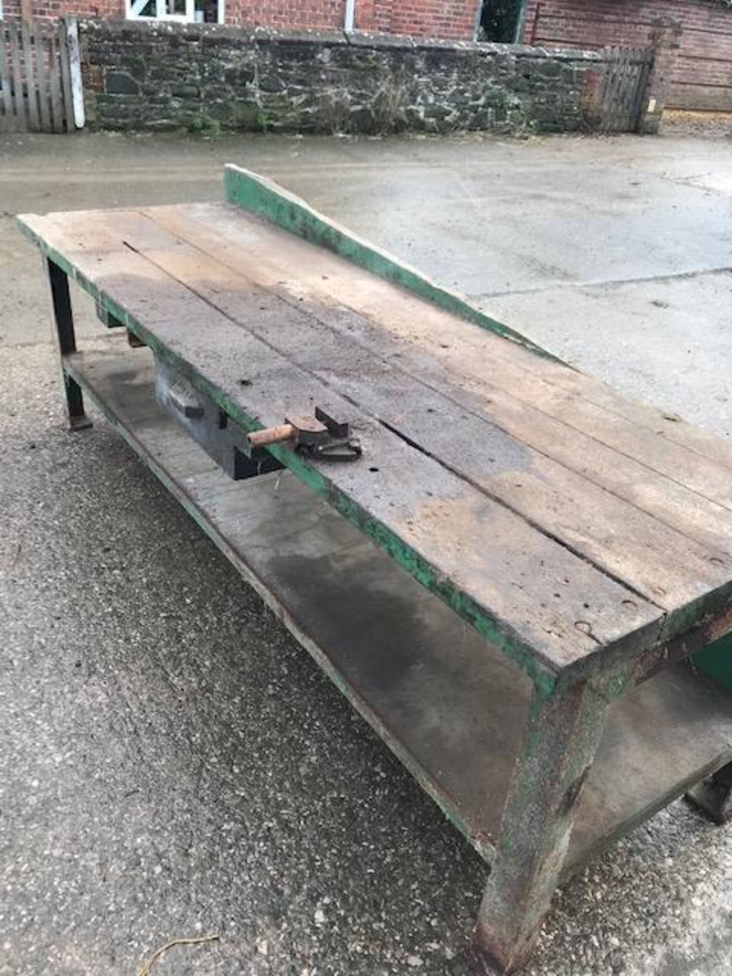 METAL FRAMED WORKBENCH