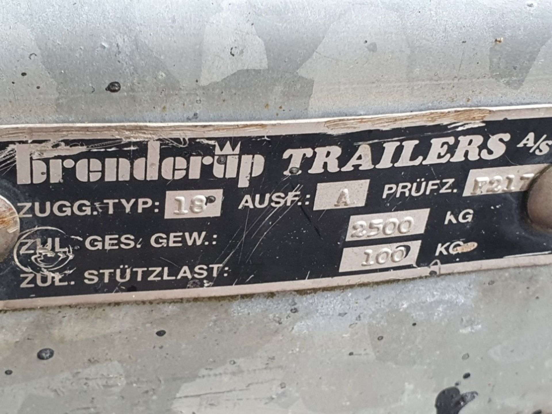 Brenderup 20ft long flat trailer - Image 2 of 3