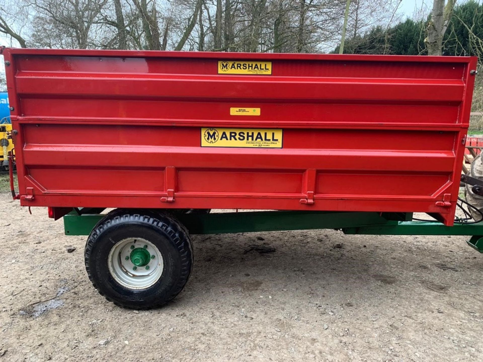 MARSHALL 5 TON TIPPING TRAILER
