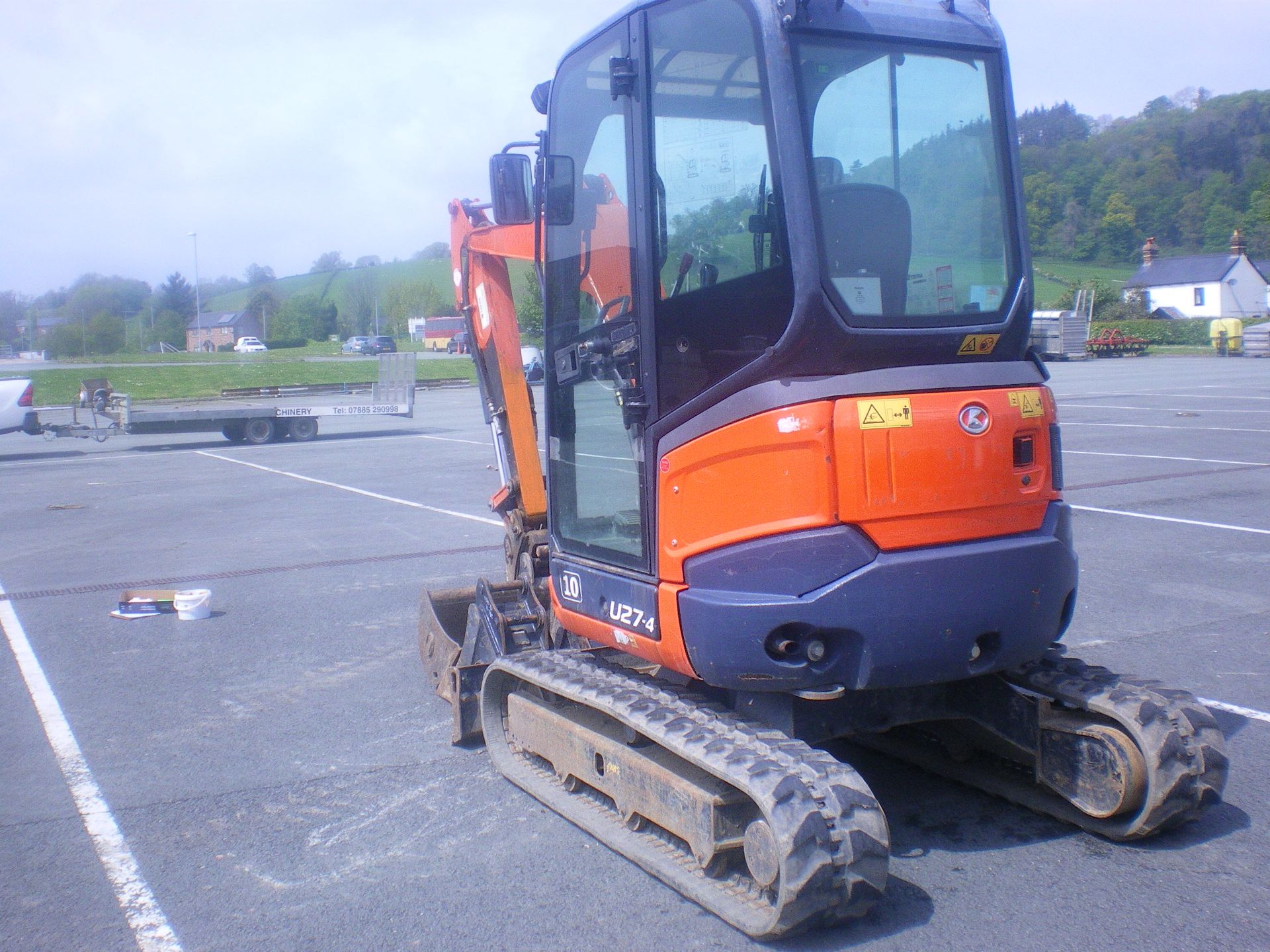 KUBOTA U27-4 MINI DIGGER, 2600 HOURS, YE - Image 2 of 8