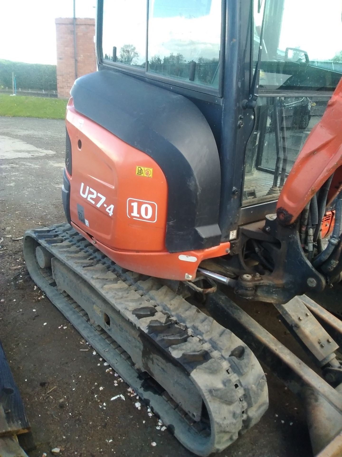 KUBOTA U27-4 MINI DIGGER, 2600 HOURS, YE - Image 6 of 8