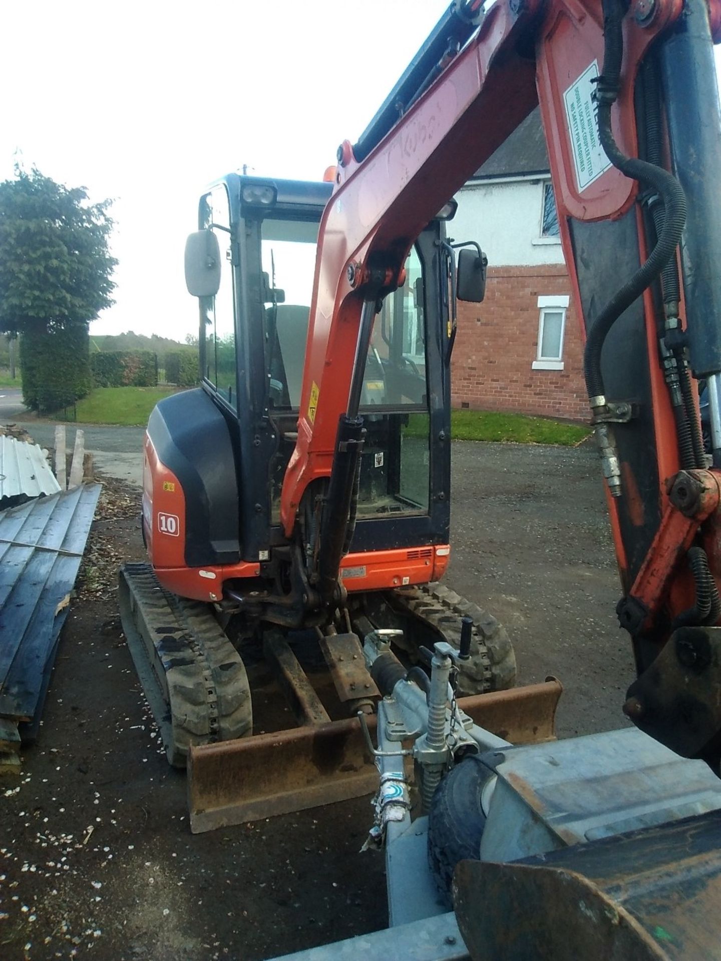 KUBOTA U27-4 MINI DIGGER, 2600 HOURS, YE - Image 5 of 8