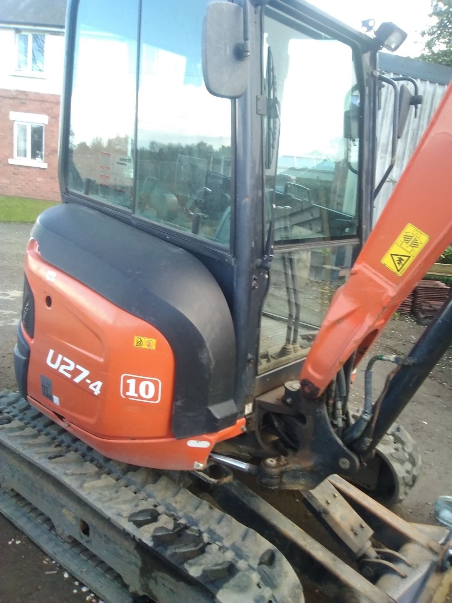 KUBOTA U27-4 MINI DIGGER, 2600 HOURS, YE - Image 7 of 8