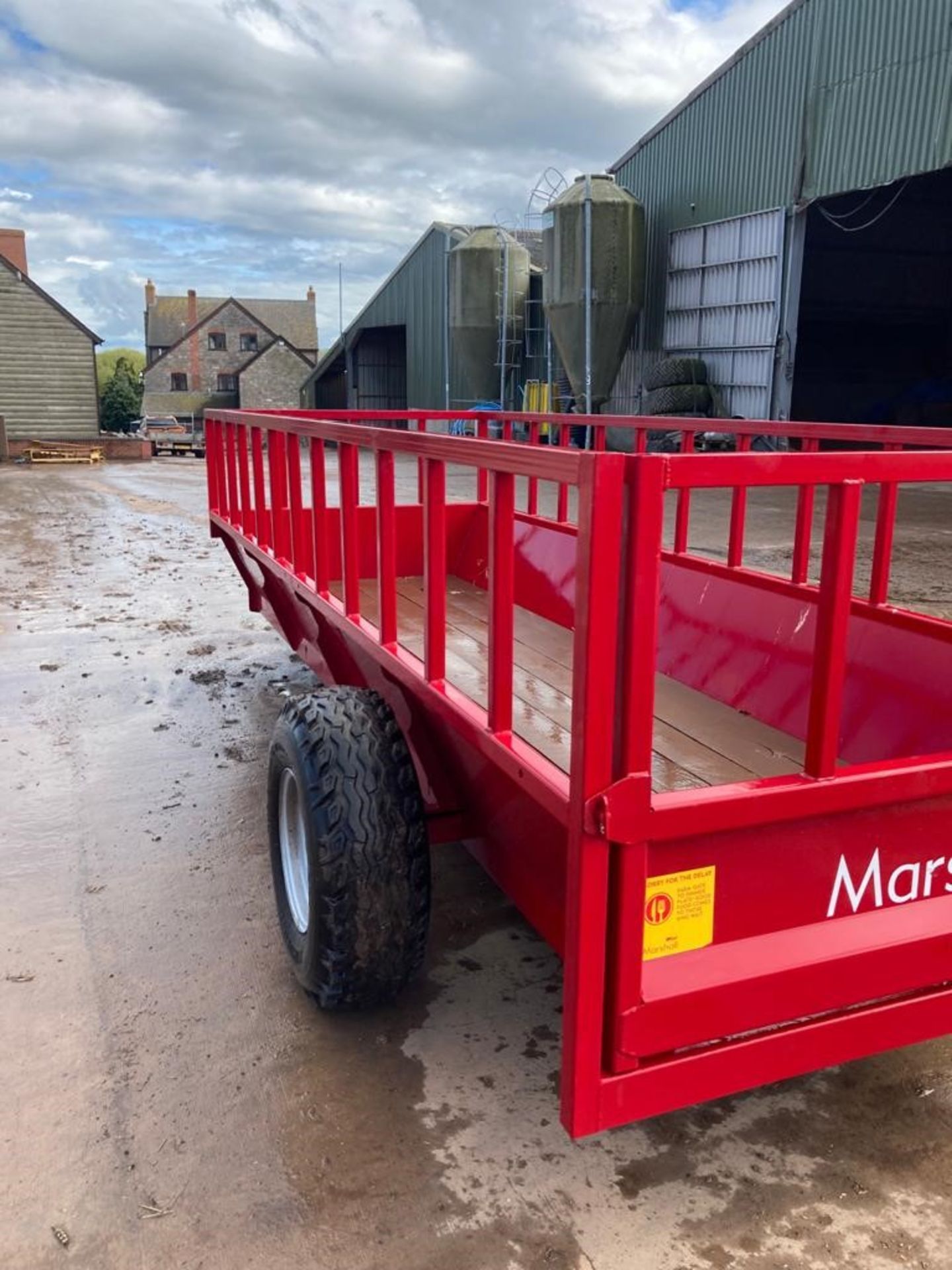 15FT 2019 MARSHALL FEED TRAILER - Image 4 of 8