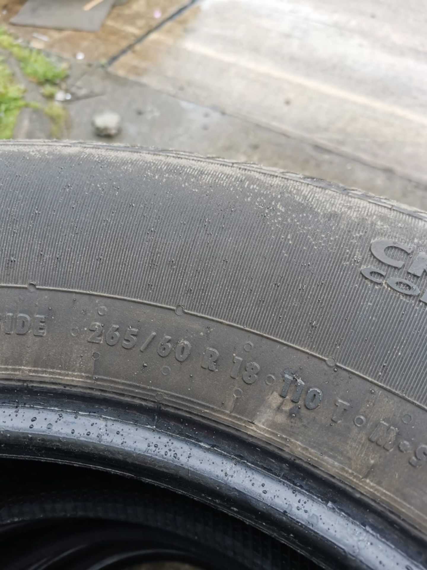 4 FORD RANGER TYRES 265/60/18 6MM TREAD - Image 3 of 3