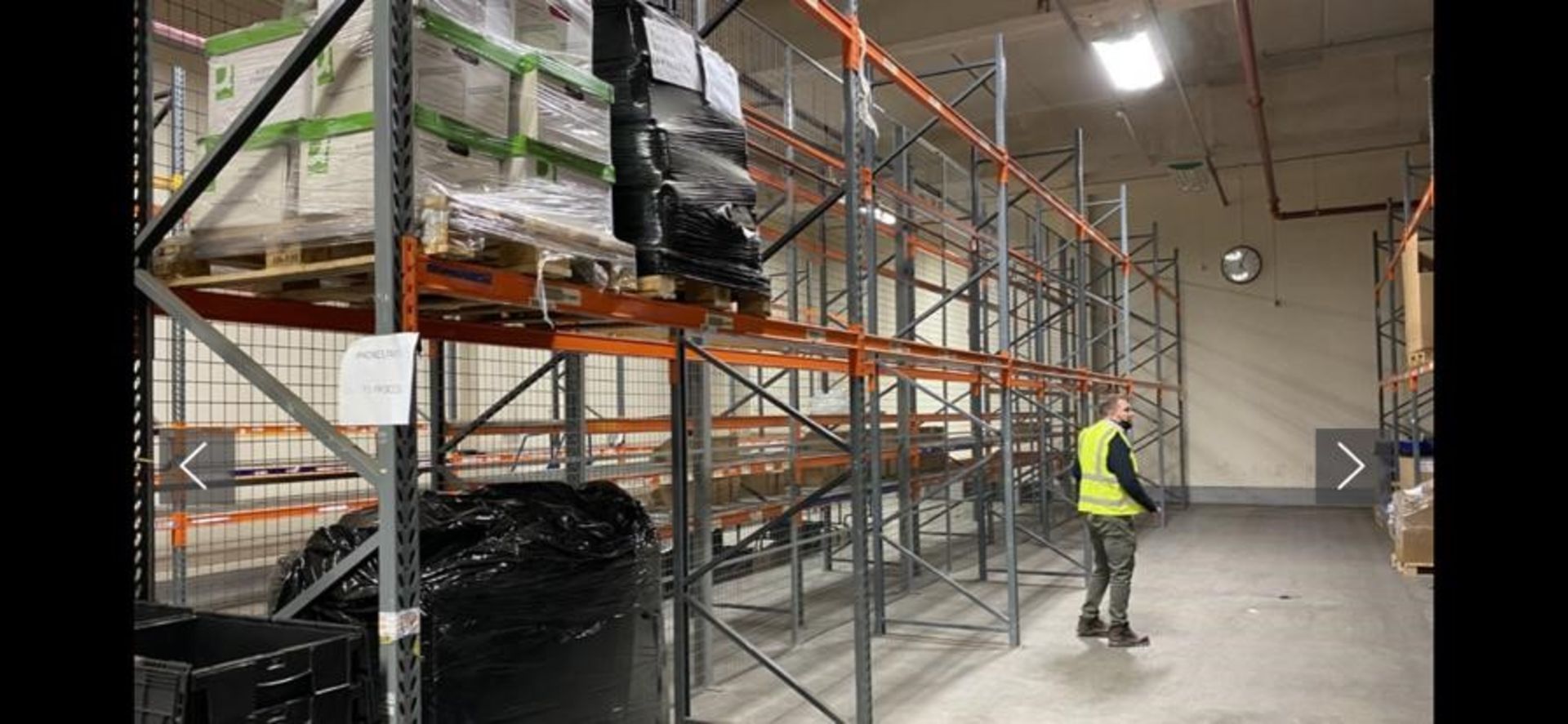 10 BAYS OF WAREHOUSE RACKING. IN EXCELLA - Image 5 of 7