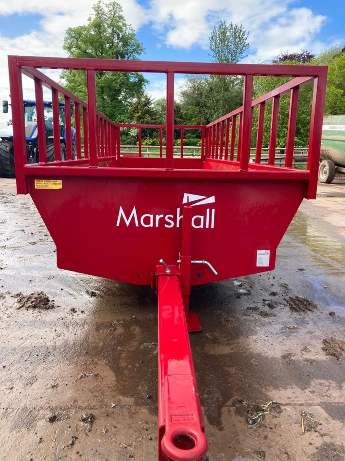 15FT 2019 MARSHALL FEED TRAILER