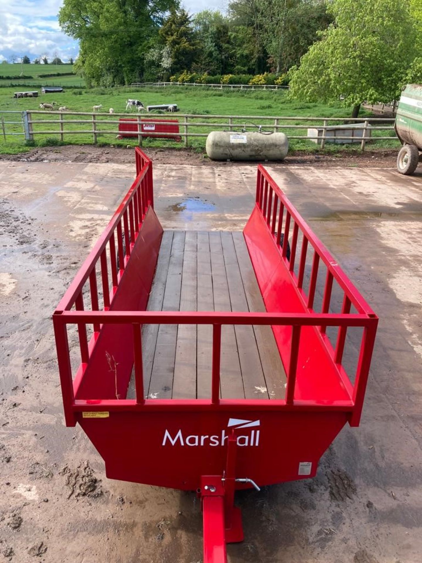 15FT 2019 MARSHALL FEED TRAILER - Image 6 of 8