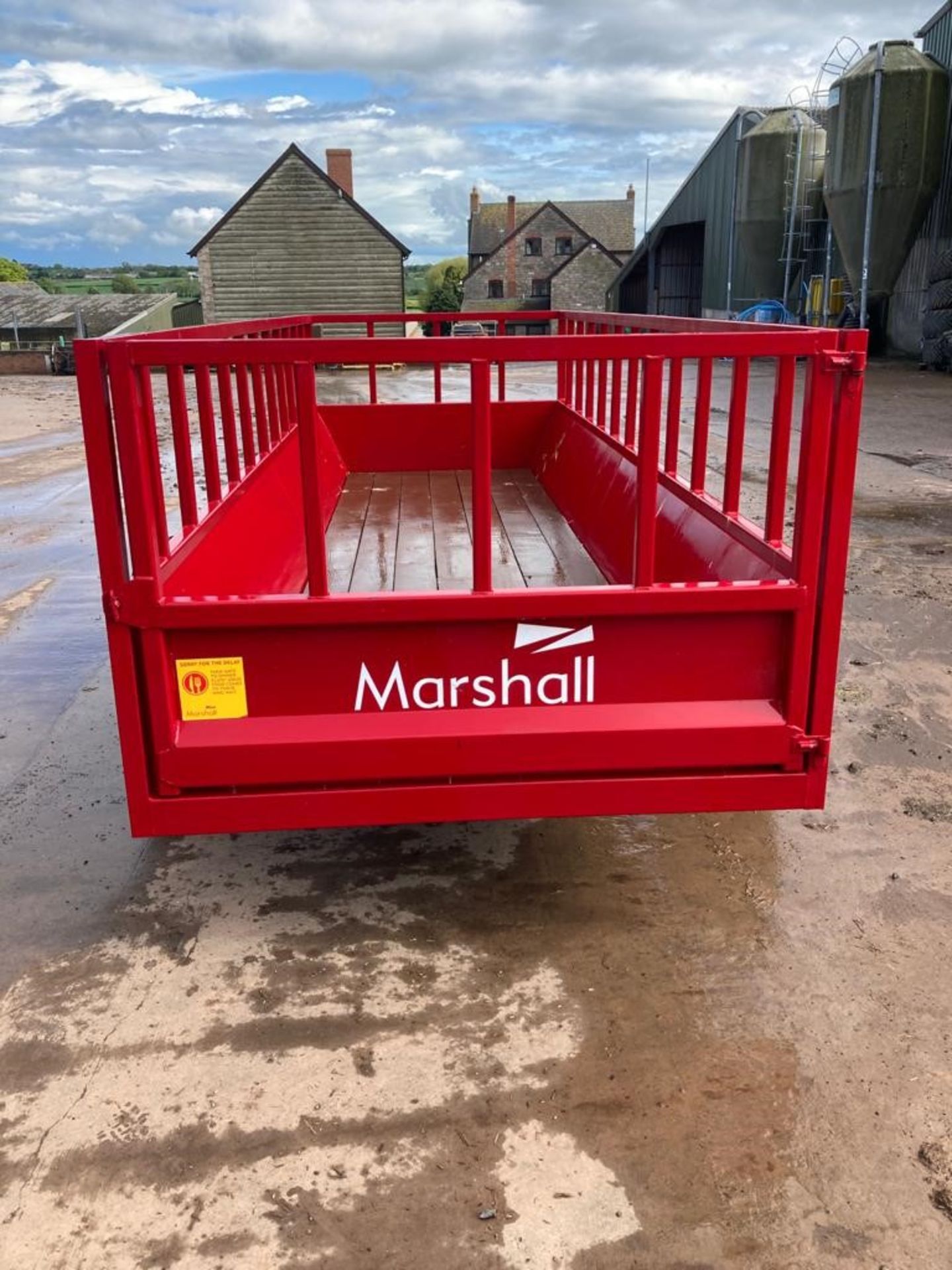 15FT 2019 MARSHALL FEED TRAILER - Image 8 of 8