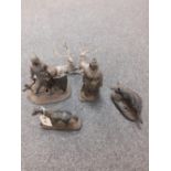 COLLECTION OF SMELTER FIGURES