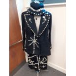 PEARLY QUEEN JACKET, SKIRT AND HAT