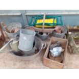 QUANTITY GALVANISED BUCKETS