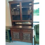 EDWARDIAN MAHOGANY DRESSER