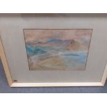 ABSTRACT PICTURE OF COSTAL SCENE