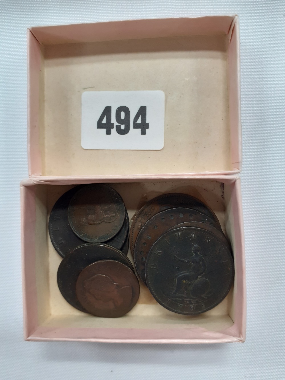 GEORGIAN PENNIES AND HALFPENNIES