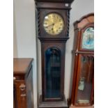 1920'S OAK GRANDFATHER CLOCK