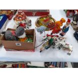 COLLECTION OF TIN PLATE TOYS ETC