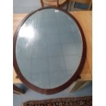 EDWARDIAN OVAL MIRROR