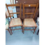 2 VICTORIAN BEDROOM CHAIRS