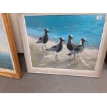 PHILLIP BURTON 4 SEA BIRDS SIGNED PRINT