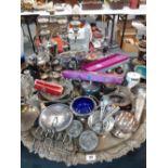 COLLECTION OF SILVER PLATED WARE
