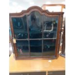 19C DUTCH GLAZED WALL CABINET