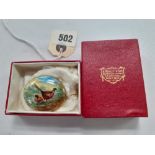 9CT GOLD BROOCH WITH ENAMELLED PHEASANTS