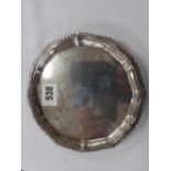 SMALL CIRCULAR SILVER TRAY