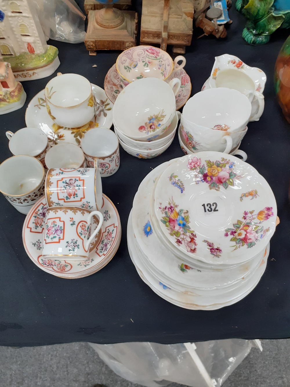 PART COALPORT TEA SET ETC