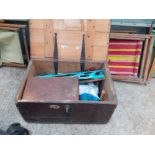 PINE TOOL CHEST WITH TOOLS