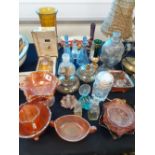 COLLECTION OF CARNIVAL GLASS ETC