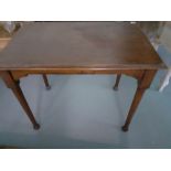 EDWARDIAN MAHOGANY SIDE TABLE