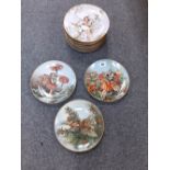 SET OF 12 FAIRY PLATES