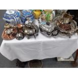 COLLECTION OF SILVER PLATED WARE