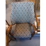 UPHOLSTERED ARM CHAIR