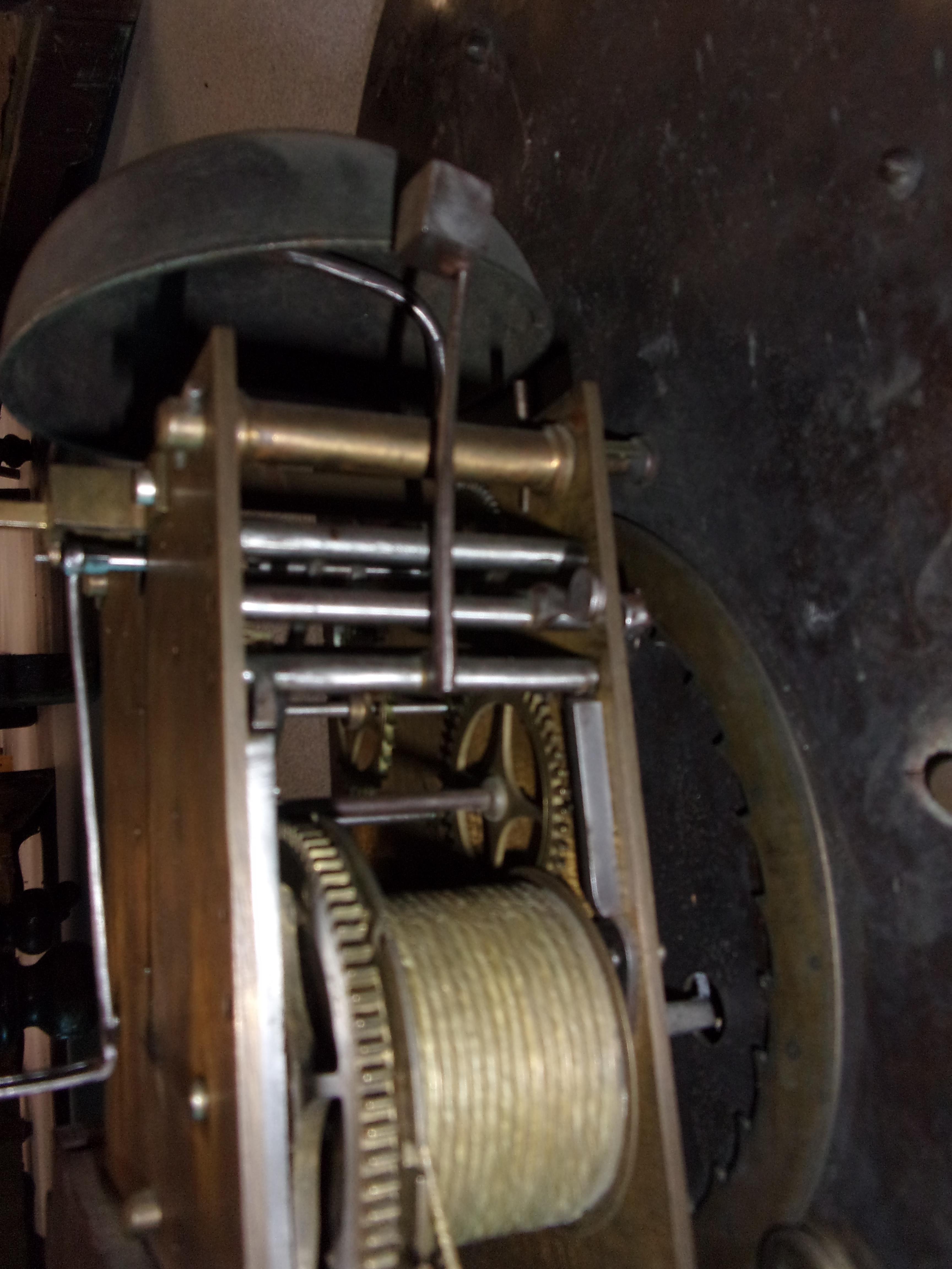 TWO 18C LONG CASE CLOCK WORKINGS - Image 4 of 9
