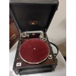 COLUMBIA PORTABLE GRAMAPHONE