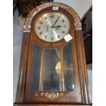 1920'S OAK WALL CLOCK