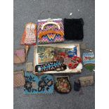 QUANTITY OF VICTORIAN BEADED BAGS